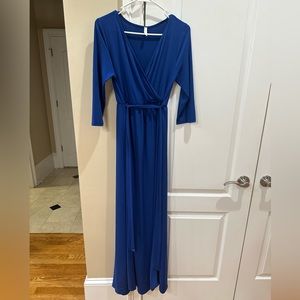 Royal Blue Pink Blush Dress